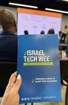 Israel Tech Week printed event program produced by DNA Marketing and Printing